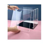 Vetrina in Acrilico Trasparente con Porta Magnetica, Box Impilabile | Struttura monoblocco pronta all’uso, 4 magneti angolari, ampia apertura frontale(Height:30cm,20x15cm)
