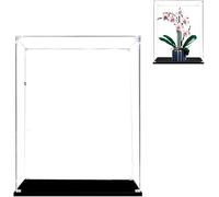 Vetrina in acrilico trasparente per kit di costruzione orchidea Lego 10311, vetrina assemblata antipolvere per (orchidea 10311) (solo scatola di visualizzazione)(2mm)