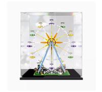 Vetrina in acrilico trasparente per Lego 10247 ruota panoramica modello antipolvere trasparente vetrina (22,8 x 16,1 x 24 pollici) (solo vetrina) (3 mm)