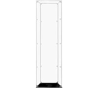Vetrina in Acrilico Trasparente per LG 10307 Parigi Torre Eiffel, Cubo Contenitori Scatola Vetrina Espositiva per Collezionismo Scatola Espositiva (solo scatola espositiva) 2MM