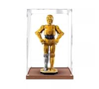 Vetrina in Acrilico Trasparente, Teca Acrilico Vetrina per 75398 Roboter C-3PO, Casella di Visualizzazione Compatibile per Lego 75398 (Non Incluso Modello) (Stile-A)