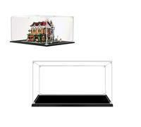 Vetrina in Acrilico Trasparente,Versatile Vetrina Antipolvere,Vetrina Acrilica per Lego Architecture,Statuette e Altri Oggetti (40x30x30CM/15.7x11.8x11.8Inch)