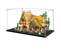 Vetrina in Acrilico Trasparente,Versatile Vetrina Antipolvere,Vetrina Acrilica per Lego Architecture,Statuette e Altri Oggetti (50x30x25CM/19.6x11.8x9.8Inch)