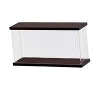 Vetrina in Acrilico Trasparente Vetrina Antipolvere per Figurine