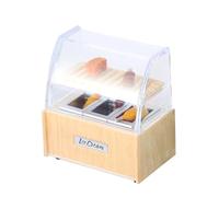 Vetrina in miniatura per panetteria, modello di armadietto per alimenti simulati, OB11, oggetti di scena per la casa, il tavolo, lo scaffale, la stanza dei bambini
