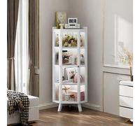 Vetrina in vetro con ante, vetrina trasparente per una conservazione sicura e una presentazione elegante, ideale per oggetti da collezione, libri e oggetti decorativi