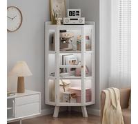 Vetrina in vetro con ante, vetrina trasparente per una conservazione sicura e una presentazione elegante, ideale per oggetti da collezione, libri e oggetti decorativi
