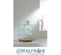 Vetrina Italfrom Angolare Vetrinetta Arredamento Negozio Ufficio 68x68x h90 cm