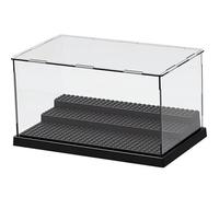 Vetrina Minifigure Lego, Minifigure Clear Showcase Antipolvere, Espositore Lego, Vetrine per Minifigure in Acrilico a 3 Livelli, per Action Figure, Oggetti da Collezione, Conservazione in Casa