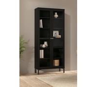 VETRINA MOD. ROMA CM 88.7X36.2 H. 202.8 NERO OPACO