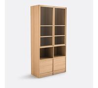 Vetrina modulare con 4 ante e 2 scomparti, Senssia Beige TU