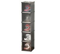 Vetrina Per Caschi Mobile Di Stoccaggio Per Caschi Da Moto, Scatola Acrilica Quadrata Caso Protetto Gabinetto Di Protezione Custodia Copertura Di Stoccaggio Collezioni Per Abbigliamento, ( Colore : ne