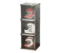 Vetrina Per Caschi Mobile Di Stoccaggio Per Caschi Da Moto, Scatola Acrilica Quadrata Caso Protetto Gabinetto Di Protezione Custodia Copertura Di Stoccaggio Collezioni Per Abbigliamento, ( Colore : ne