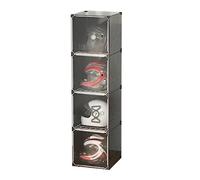 Vetrina Per Caschi Mobile Di Stoccaggio Per Caschi Da Moto, Scatola Acrilica Quadrata Caso Protetto Gabinetto Di Protezione Custodia Copertura Di Stoccaggio Collezioni Per Abbigliamento, ( Colore : ne