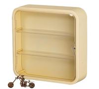 Vetrina per figurine - 3 strati contenitore per action figurine, piccola vetrina per bambole con grande capacità e porta magnetica per organizzare bambole, personaggi e giocattoli,