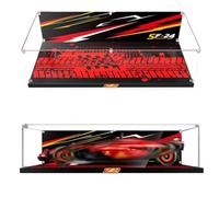 Vetrina per Lego 42207 F 1 SF24 - Scatola trasparente in acrilico da 3 mm con protezione UV, soluzione di conservazione antipolvere per modelli da collezione (vetrina)