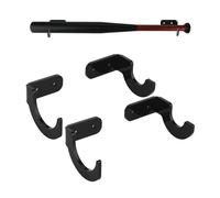 Vetrina per mazza da baseball, stabile supporto per racchette da baseball in acrilico, vetrina orizzontale per oggetti da collezione, 2 supporti per pipistrelli in acrilico trasparente 2,36 x 3,15 x