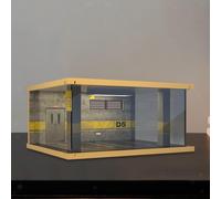 Vetrina per Modelli di Veicoli 1/32, Parcheggio per Diorami con Scenari 1/32,