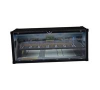 Vetrina per modellini di Auto in 1:64 con luci a LED, Decorazione da Tavolo in PVC, Scenario di parcheggio, Garage impilabile, Diorama.