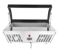 Vetrina refrigerata da banco HENDI 233672, Capacità netta totale 67 l, Dimensioni: L 615 mm A 328 mm P 775 mm, Grigio