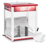 Vetrina riscaldante per nachos e popcorn, illuminata a LED, 45 litri