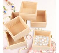 Vetrina Succulenta in Legno con 4 Vassoi per Organizzare Piccoli Vasi per Piante