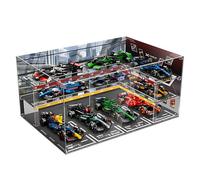 Vetrina trasparente antipolvere per i modelli LEGO F1 Speed Champions 77242-77251 per proteggere la tua collezione (modello non incluso).