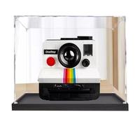 Vetrina trasparente in acrilico per Lego Polaroid 21345, espositore antipolvere compatibile con scatola di visualizzazione antipolvere Lego 21345. 19,8 x 15 x 15 cm (solo vetrina)