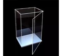 vetrina vetrinetta teca Contenitori esposizione Alto 30 35 40 45 50 55 60 65 70 Scatola Trasparente Impilabile Per Esposizione, Scatola Di Plastica Di Protezione Per Modelli Con Porta, Contenitori(35x