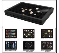 UNA VETRINETTA BLACK EDITION CON 45 SCOMPARTI PER FIGURINE MINIFIGURES LEGO