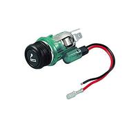 Vetrineinrete® Accendisigari universale luminoso per auto accendino con pulsante per automobile alimentazione 12 v presa per camper 50357 G7