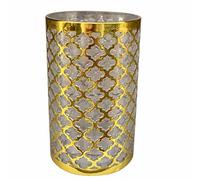 Vetrineinrete® Accessori Bagno oro stile barocco con Dispenser Sapone Bicchiere portaspazzolino piattino portasapone (Bicchiere porta spazzolini)