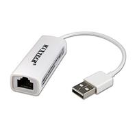 Vetrineinrete® Adattatore USB 2.0 a LAN collegamenti Cavo Ethernet RJ45 per pc Notebook Tablet per connessione Internet C3