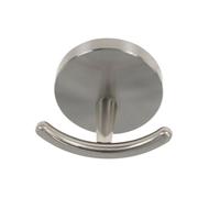 Vetrineinrete® Appendino gancio per accappatoio asciugamani acciaio satinato accessori da bagno