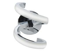 Vetrineinrete® ® Applique a parete stilizzato 9 watt lampada da muro spirale argento luce tre colorazione di luce