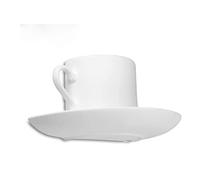 Vetrineinrete® Applique in gesso a forma di tazza da caffè lampada a parete verniciabile attacco g9