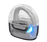 Vetrineinrete® Auricolare ad archetto Bluetooth 5.3 cuffie ricaricabile open-ear custodia di ricarica microfono integrato per chiamate sport (Bianco)