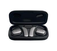 Vetrineinrete® Auricolare Bluetooth 5.3 ad archetto cuffie ricaricabile open-ear custodia di ricarica microfono integrato per chiamate sport (Nero)