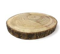 Vetrineinrete® Base in Legno a Forma di Tronco Decorazione Tavolo alzatina centrotavola per composizioni rustiche Shabby Chic 26 cm 8786 X44