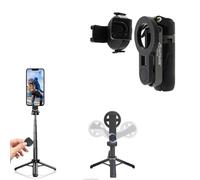Vetrineinrete® Bastone per selfie magnetico multifunzione con calamita e senza supporto senza calamita cavalletto estensibile da 30 a 49 cm telecomando