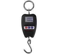 Vetrineinrete® Bilancia digitale 200 kg con gancio da gru in acciaio industriale portatile peso capacità fino a 200kg con Display Lcd retroilluminato pesa bagagli valigia e per pesca C2