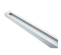 Vetrineinrete® Binario elettrico monofase per faretto led staffa portalampada supporto fari asta da faro (Bianco)