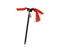 Vetrineinrete® Bomboniere 12 Pezzi Penna a Sfera con Tocco Nastro in Raso per la Laurea portaconfetti segnaposto Nero