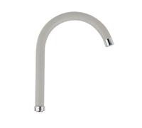 Vetrineinrete® Canna di ricambio curva alta per miscelatore da lavello da cucina colore avena