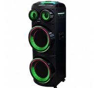 Vetrineinrete® Cassa Bluetooth Karaoke 450W con 2 Microfoni Wireless TWS