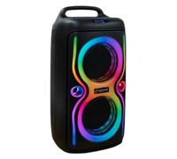 Vetrineinrete® Cassa Bluetooth Portatile a Zaino 100W RMS con Luci RGB