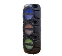 Vetrineinrete® Cassa Bluetooth TWS Karaoke 340W RGB con Microfono radio FM SD