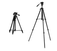 Vetrineinrete® Cavalletto con telecomando bluetooth treppiedi per smartphone fotocamera con altezza 163 e 206 cm carico 3 Kg (Da 58 a 206 cm)