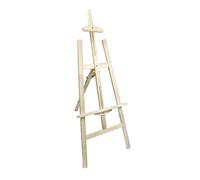 Vetrineinrete® Cavalletto pittorico in Legno Leggero inclinabile Altezza 122 cm per Pittura o Esposizione di Tele Quadri e Foto arredo casa 53843
