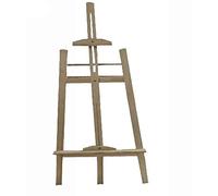Vetrineinrete® Cavalletto pittorico in Legno Leggero inclinabile Altezza 90 cm per Pittura o Esposizione di Tele Quadri e Foto arredo casa E58
